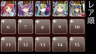 【白以下未覚醒+ケラ王子】魔神グシオンの残片☆3【5人編成】