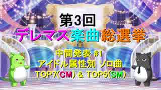 【中間発表 #1】第3回 デレマス楽曲総選挙【アイドル属性別 ソロ曲 TOP7(CM) & TOP5(SM)】