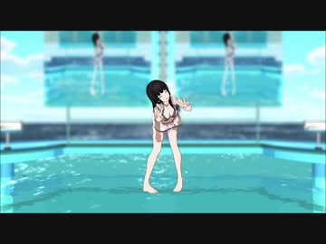 【MMDバンドリ】 DEEP BLUE TOWNへおいでよ 固定カメラver 1080p【白金燐子】