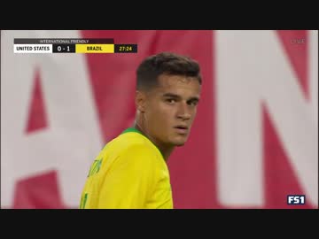 絶好調コウチーニョ 《親善試合》 アメリカ vs ブラジル (2018年9月7日)