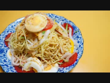 おうちで作るラーメンサラダ