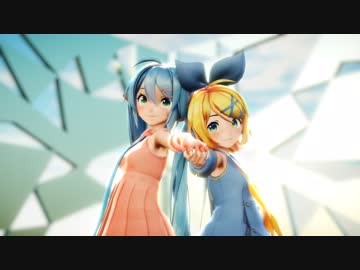 [MMD] Dive to Blue [初音ミク＆鏡音リン]