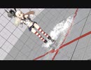 流体シミュレーション水面で島風がばちゃばちゃ踊る動画