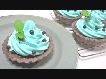 洋梨タルトとチョコミントタルト