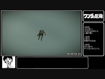 【PS4版ワンダと巨像】最速ゲームオーバー　48秒 【RTA】