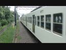 １０１Ｎ系（白）４両編成が回送電車で通過