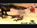 【テスト投稿】mhxx 集会所下位☆１ ドスガレオス戦 裸ハンマーぼっち縛り