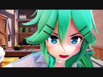 【MMD艦これ】山風ちゃん with へちょ「こっち向いてBaby」(お着換え中？)