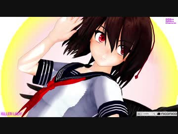 【MMD】黒い翼のJK【射命丸文制服改変モデル】