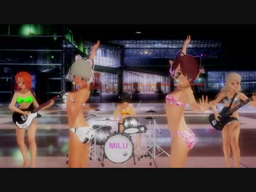 【MiluMMD】千本桜　バンドver　1080p【ray-mmd】