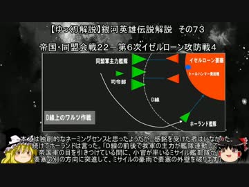 【ゆっくり解説】銀河英雄伝説解説　その７３ 「帝国・同盟会戦２２－第６次イゼルローン攻防戦４」