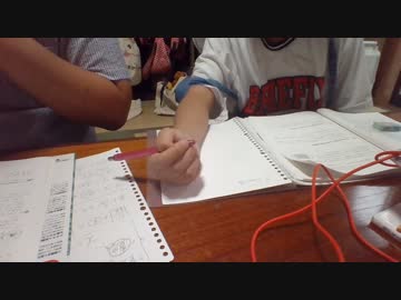 生徒のJCが食塩水の問題を説明してくれます