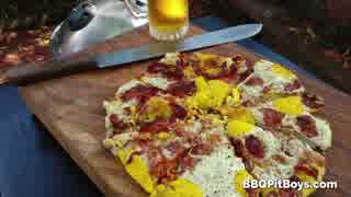 ベーコン＆エッグのブレックファーストピザ