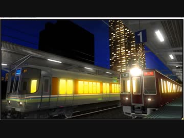 電車でＤ阪急8200系 vs 223系 @名鉄名古屋本線