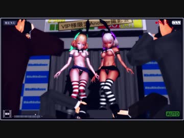 【MMD】WアンジェラでGhostDance(島風コスVer)(R-18)