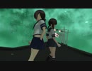 【MMD艦これ】吹雪(ゲーム)と吹雪(アニメ)で Fly to night, tonight