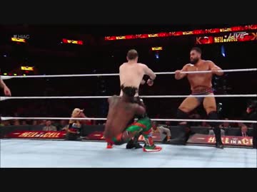 【WWE】ニュー・デイ(ch.)vsルセフ・デイ：KICK OFF MATCH 【HIAC18】