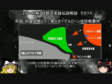 【ゆっくり解説】銀河英雄伝説解説　その７４ 「帝国・同盟会戦２３－第６次イゼルローン攻防戦最終」