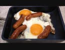 ソーセージエッグ作ってみた。【ストロングゼロ】