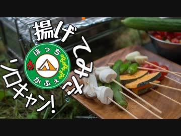 ぼっちかふぇ その124　~揚げたて最高！(*´﹃｀*)~　2018お盆ソロキャン　の4