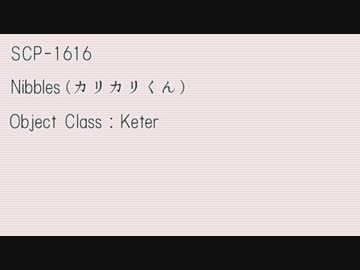SCP-1616 - Nibbles(カリカリくん)