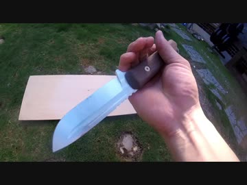 アルミ缶からナイフ作ってみた