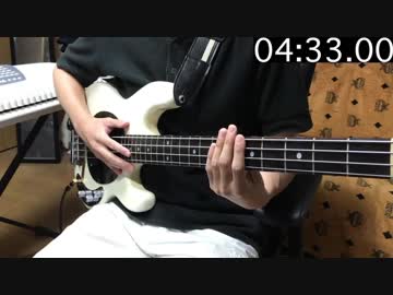 ベースで「4分33秒」弾いてみた（TAB譜付き）