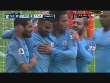 マフレズ念願の初ゴール《18-19EPL：第6節》 カーディフ vs マンチェスター・シティ