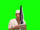 ネクタイで交戦するいなり男