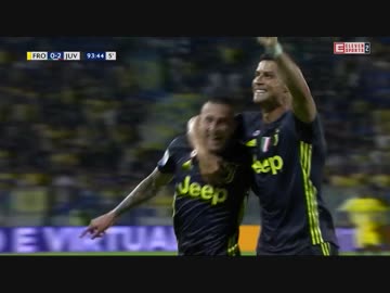 C・ロナウド2試合連続《18-19セリエA：第5節》 フロジノーネ vs ユヴェントス