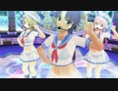 ドリームクラブ　あすか&るい&理保(マリンルック透け）「Pure色100萬＄☆」ストリーム【1080 60p】