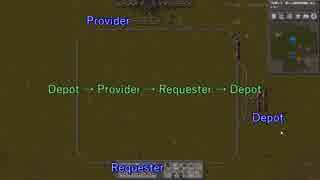 【Factorio】列車による無線制御を利用した要求駆動型列車輸送のテスト