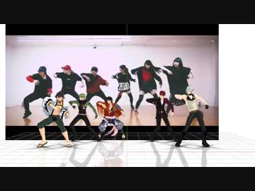 【MMD刀剣乱舞】エンヴィキャットウォーク合作【トレス途中その2】