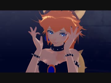 【MMD】クッパ姫でAha!【1080p 60fps】