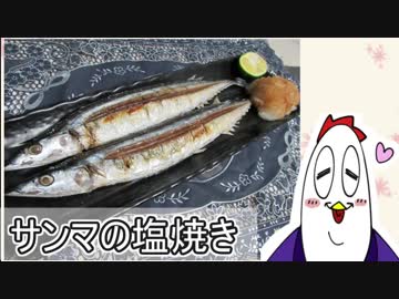 【NWTR料理研究所】サンマの塩焼き【Vtuber】