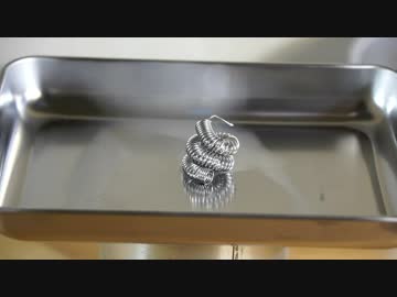 はんだを融解させてみた 金属融解【暇つぶし実験動画】- I tried melting solder -