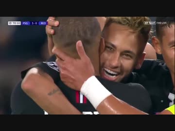 ネイマールFK2発 《18-19UEFA CL》 [GS第2節・C組] パリ・サンジェルマン vsレッドスター