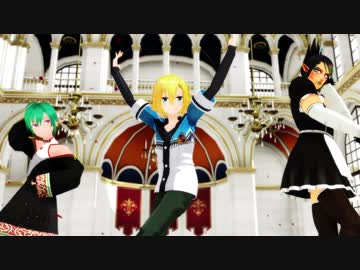 【にじさんじMMD】緑仙と御曹司とオカマで『プリンセスプリキュアED』