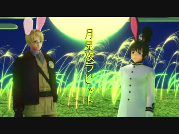 【APヘタリアMMD】デコボコンビで月見夜ラビット