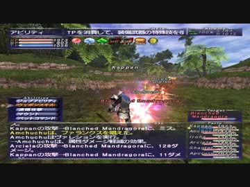 カッパのFF11生活783　両手剣ｖｓマンド　【実況】