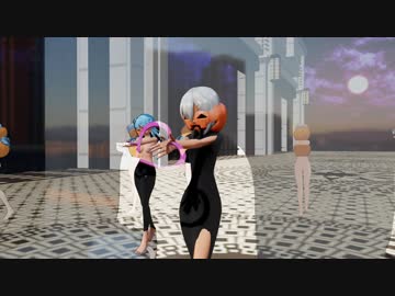 【Ray-mmd】仮面舞踏会っぽい三人組でHappy Halloween