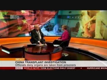中国が処刑された人や政治犯の臓器で移植手術行っているとBBCが報道