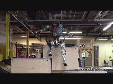 2足歩行ロボ「Atlas」、パルクールに成功。