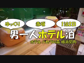 【ゆっくり旅行】男一人ホテル泊【ホテルパセラの森横浜関内】