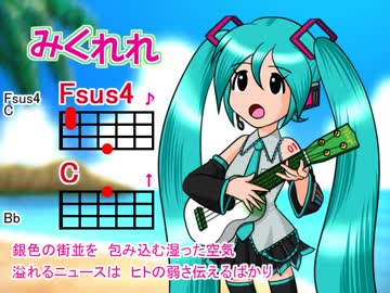 リング Feels Like Heaven ウクレレでアニソン 初心者向け