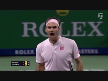 【ユニクロ対決！】錦織圭 vs ロジャー・フェデラー [上海マスターズ 準々決勝]