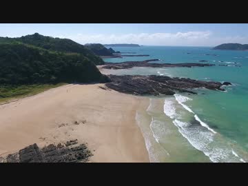 おもわず海水浴したくなる動画【異世界空撮】HD