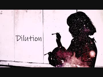[ニコカラ]- Dilution  - Nobanobi offvocal key+1