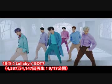 【K-POP】2018年発売楽曲　MV再生回数TOP40（10/17時点）
