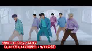 【K-POP】2018年発売楽曲　MV再生回数TOP40（10/17時点）
